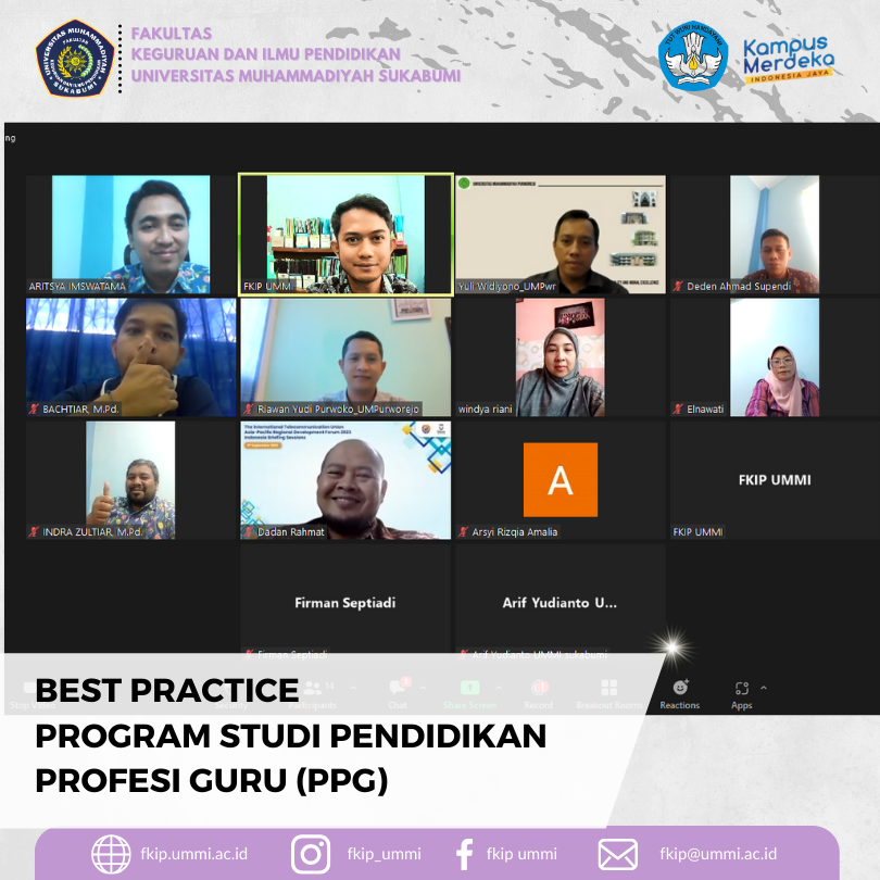BEST PRACTICE  PROGRAM STUDI PENDIDIKAN PROFESI GURU (PPG)