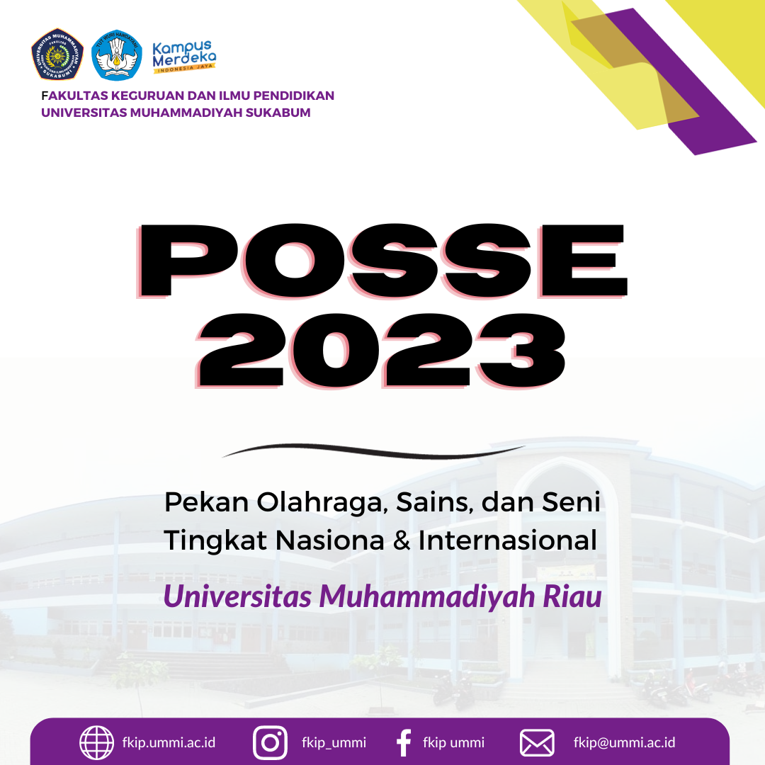 Mahasiswa FKIP UMMI Raih Beberapa Nominasi Penghargaan di Acara POSSE Universitas Muhammadiyah Riau